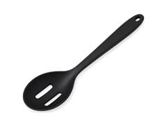 COLHER SILIC PERFURADA 27CM PRETO WECK