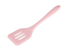 ESPATULA SILICONE PERFURADA 29CM ROSA