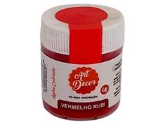 PO PARA DECORAC?O COLORIDA VERMELHO RUBI 4G ART DECOR