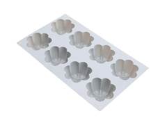 FORMA SILICONE FLAN 8 CAV 29,1X17,1X3,8