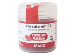 CORANTE PO VERMELHO MARSALA 6G MAGO
