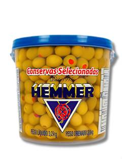 AZEITONA VERDE RECHEADA BD 2KG HEMMER
