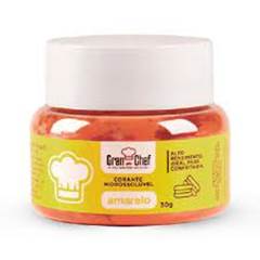 CORANTE HIDROSSOLUVEL PO AMARELO 30G GRAN CHEF