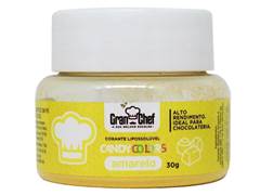 CORANTE LIPOSSOLUVEL PO AMARELO CANDY 30G GRAN CHEF