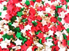 CONFEITOS ESTRELAS NATALINAS P UN ABELHA