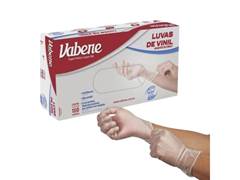 LUVA VINIL SEM PÓ G 100UN VABENE