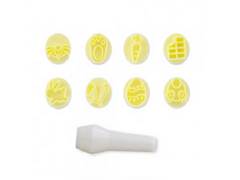 KIT CARIMB PASCOA AMARELO BLUESTAR