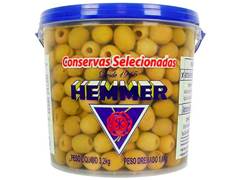 AZEITONA VERDE FATIADA BD 1,8KG HEMMER