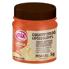 CORANTE PO LIPOSSOLUVEL LARANJA 5G MIX