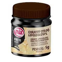 CORANTE PO LIPOSSOLUVEL PRETO 5G MIX