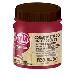 CORANTE PO LIPOSSOLUVEL VERMELHO 5G MIX