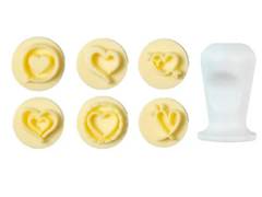 KIT CARIMO CORAC?ES AMARELO 6UN BLUESTAR