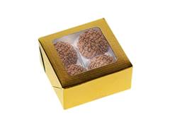 CX LAMINADA C/VISOR 4 DOCES OURO 10UN