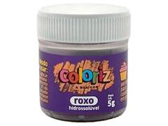 CORANTE EM PO HIDROSSOLUVEL PARA CHOCOLATE ROXO 5G COLORIZ