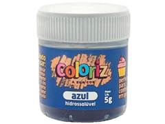 CORANTE EM PO HIDROSSOLUVEL PARA CONFEITARIA AZUL 5G COLORIZ