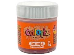 CORANTE EM PO HIDROSSOLUVEL PARA CONFEITARIA LARANJA 5G COLORIZ