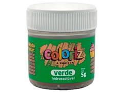 CORANTE EM PO HIDROSSOLUVEL PARA CONFEITARIA VERDE 5G COLORIZ