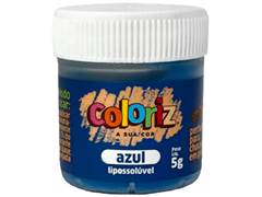 CORANTE EM PO LIPOSSOLUVEL PARA CHOCOLATE AZUL 5G COLORIZ