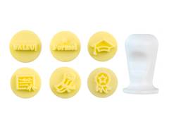 KIT CARIMBO AMOR AMARELO BLUESTAR