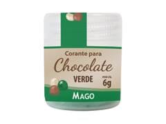 CORANTE P/CHOC VERDE 6G MAGO