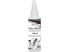 CORANTE ALIM PRETO CAKE PAINT 20ML MAGO