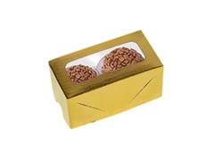 CX LAMIN C/VISOR 2 DOCES OURO IDEIA 10UN