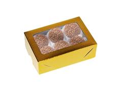 CX LAMIN C/VISOR 6 DOCES OURO IDEIA 10UN