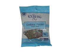 CONFEITO DECORATIVO VERDE/ VERMELHO/ DOURADO 80G ICEBERG